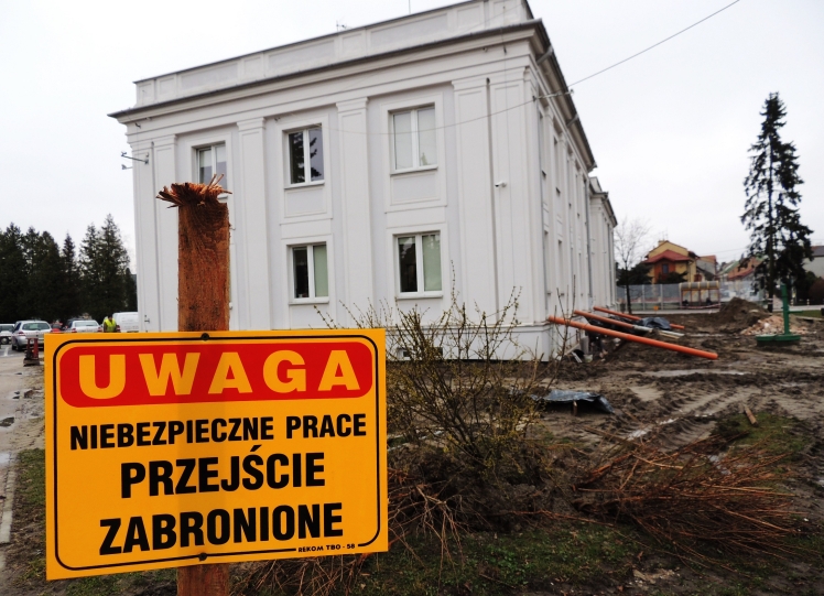 Prace remontowe w byłej siedzibie Starostwa Powiatowego