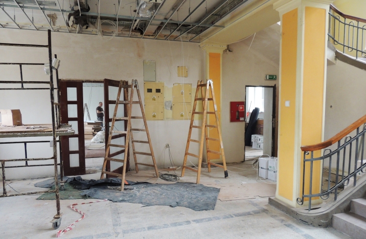 Prace remontowe w byłej siedzibie Starostwa Powiatowego