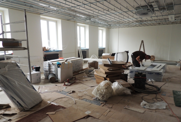 Prace remontowe w byłej siedzibie Starostwa Powiatowego