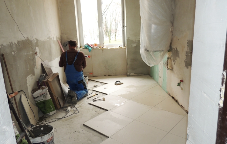 Prace remontowe w byłej siedzibie Starostwa Powiatowego