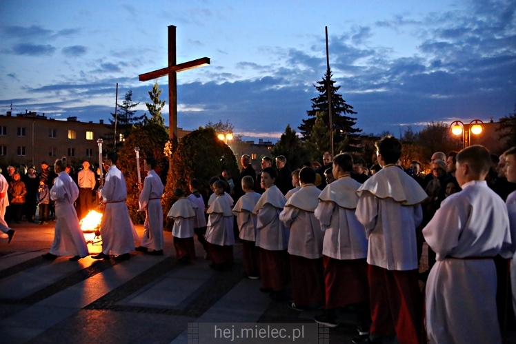 Wielkanoc 2017: Wigilia Paschalna w parafii MBNP