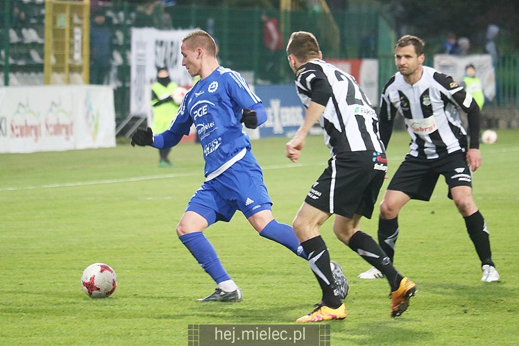 Jedna bramka w Nowym Sączu. Sandecja wygrywa z FKS Stalą Mielec