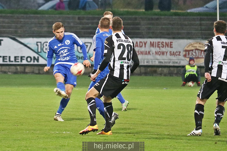 Jedna bramka w Nowym Sączu. Sandecja wygrywa z FKS Stalą Mielec
