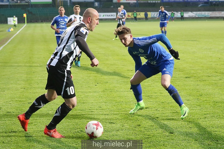 Jedna bramka w Nowym Sączu. Sandecja wygrywa z FKS Stalą Mielec
