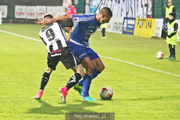 Jedna bramka w Nowym Sączu. Sandecja wygrywa z FKS Stalą Mielec