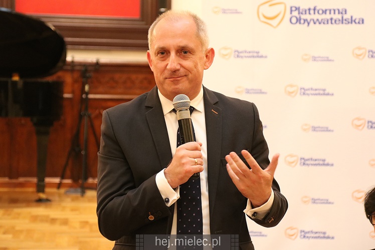 Kilkudziesięciu mielczan na spotkaniu z politykami PO