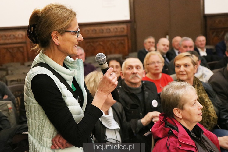 Kilkudziesięciu mielczan na spotkaniu z politykami PO
