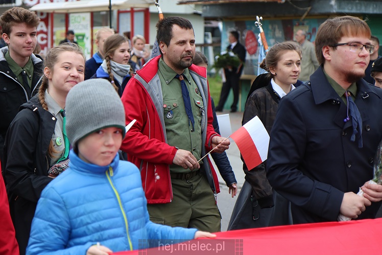 Biało-Czerwona Starówka: Mielec obchodził Święto Konstytucji 3 Maja