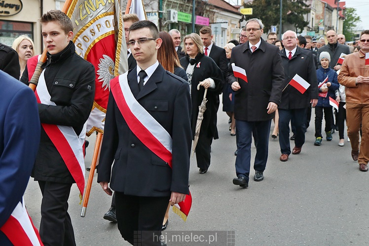 Biało-Czerwona Starówka: Mielec obchodził Święto Konstytucji 3 Maja