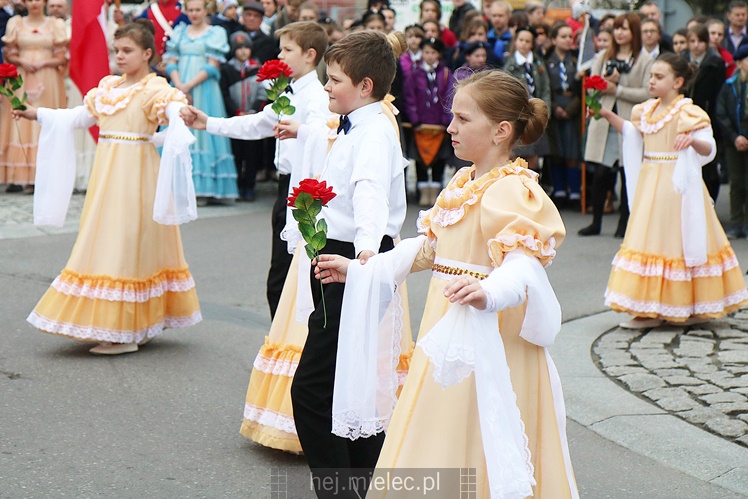 Biało-Czerwona Starówka: Mielec obchodził Święto Konstytucji 3 Maja