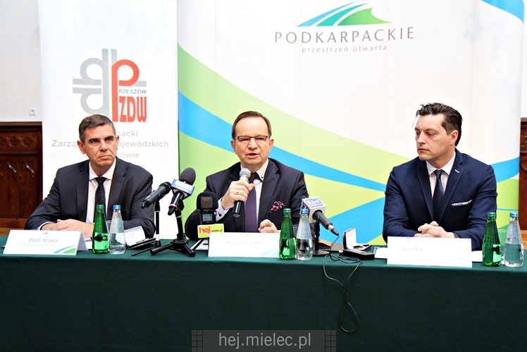 Podpisanie umowy na budowę mostu przez rzekę Wisłokę