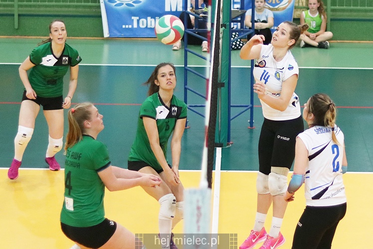 Siatkówka kobiet: Szóstka Mielec - AZS AWF Warszawa
