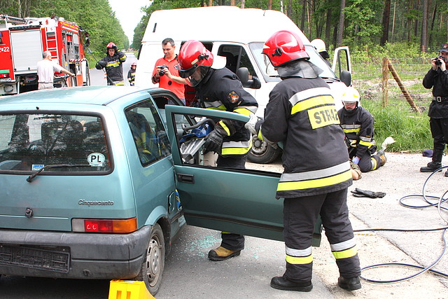 Seria ćwiczeń służb ratowniczych w Mielcu i okolicach