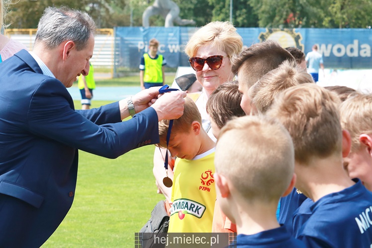 Sektor rodzinny podczas meczu Stal Mielec - Pogoń Siedlce