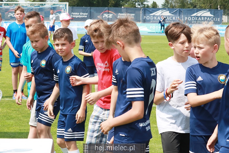 Sektor rodzinny podczas meczu Stal Mielec - Pogoń Siedlce