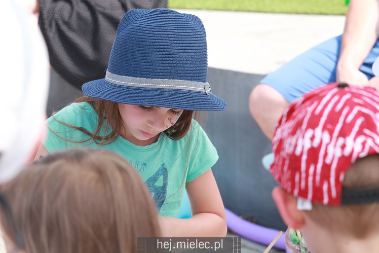 Sektor rodzinny podczas meczu Stal Mielec - Pogoń Siedlce