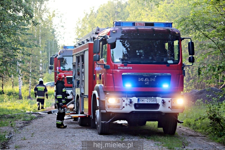 Pożar pustostanu przy ul. Majowej