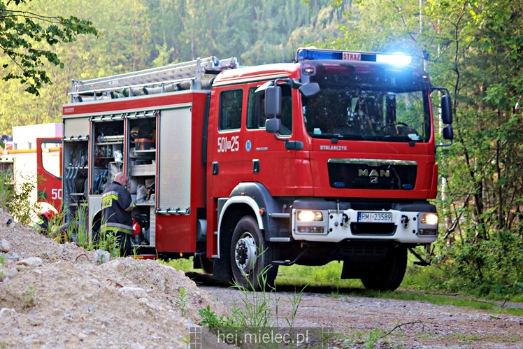 Pożar pustostanu przy ul. Majowej