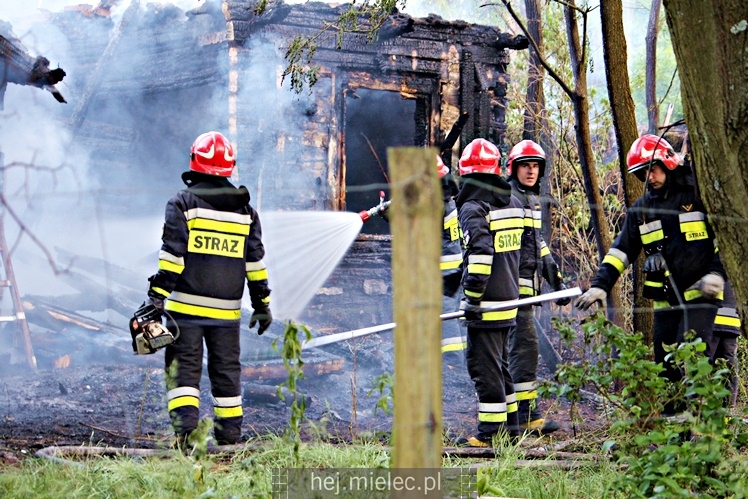 Pożar pustostanu przy ul. Majowej