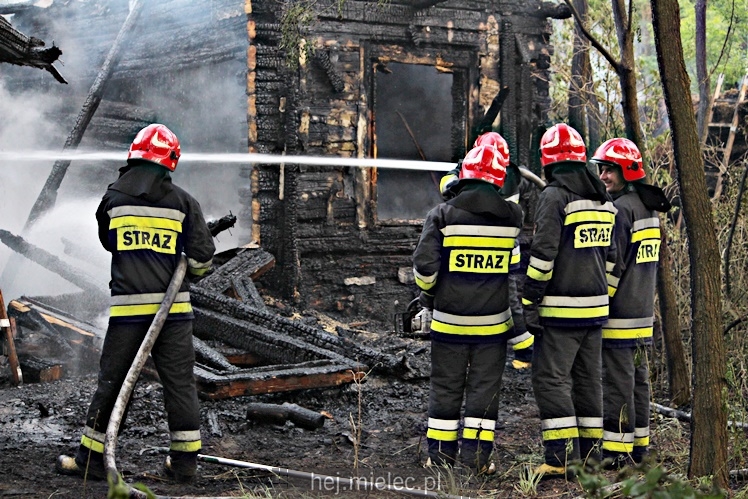 Pożar pustostanu przy ul. Majowej
