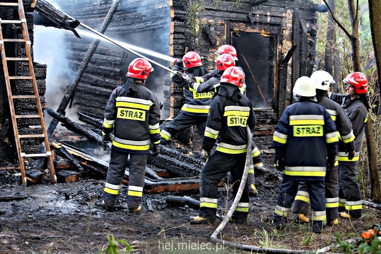 Pożar pustostanu przy ul. Majowej