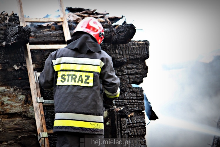 Pożar pustostanu przy ul. Majowej