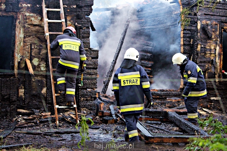 Pożar pustostanu przy ul. Majowej