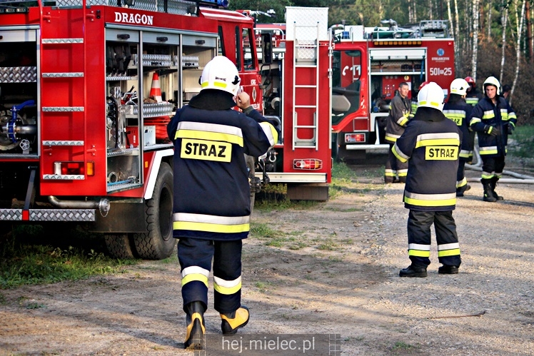 Pożar pustostanu przy ul. Majowej