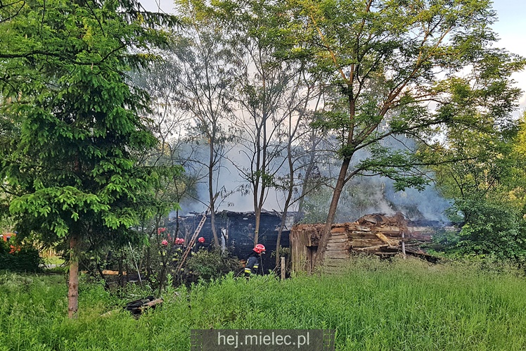 Pożar pustostanu przy ul. Majowej