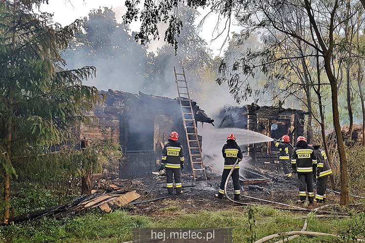 Pożar pustostanu przy ul. Majowej