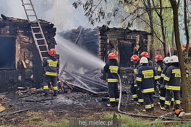 Pożar pustostanu przy ul. Majowej