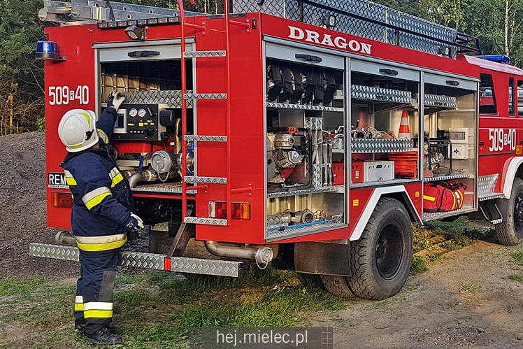 Pożar pustostanu przy ul. Majowej