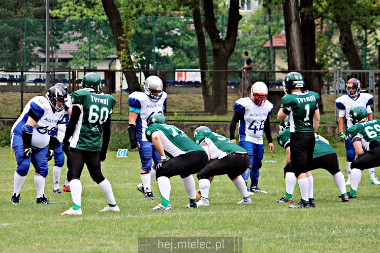 Futbol amerykański: Aviators Mielec - Tytani Lublin