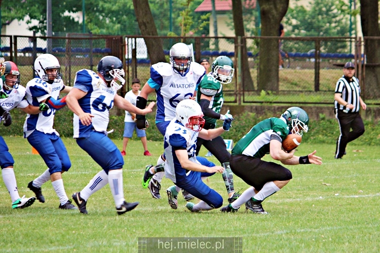 Futbol amerykański: Aviators Mielec - Tytani Lublin