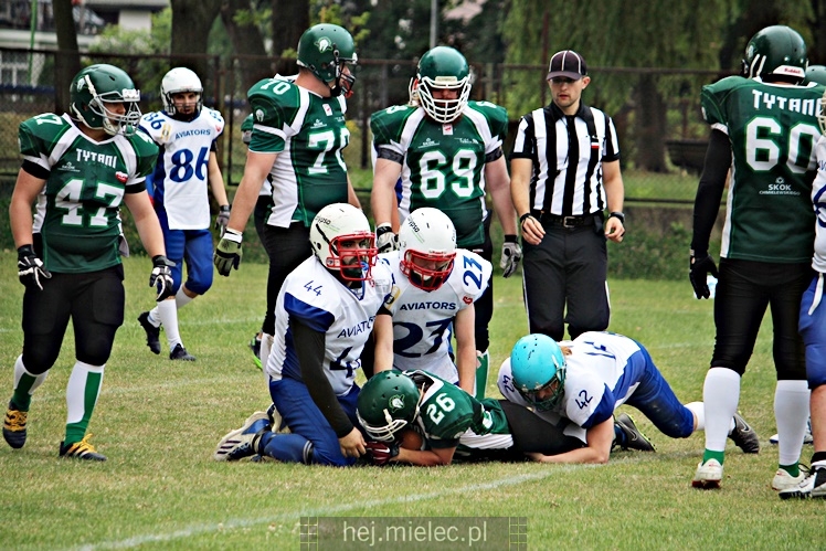 Futbol amerykański: Aviators Mielec - Tytani Lublin