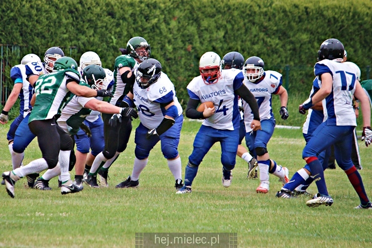 Futbol amerykański: Aviators Mielec - Tytani Lublin