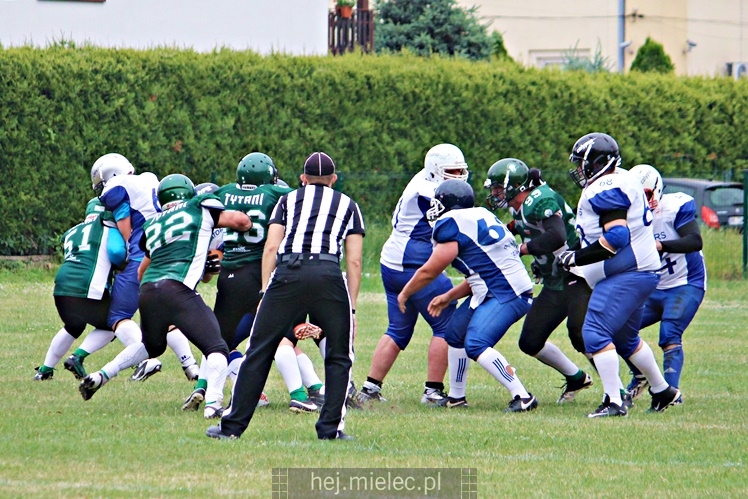 Futbol amerykański: Aviators Mielec - Tytani Lublin