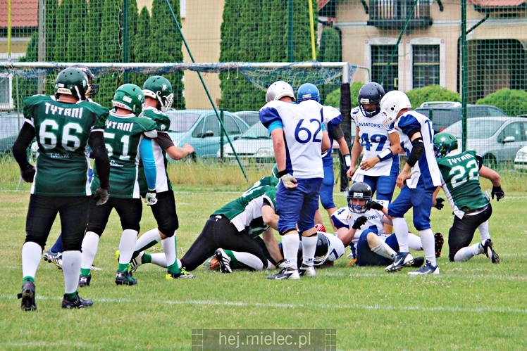 Futbol amerykański: Aviators Mielec - Tytani Lublin