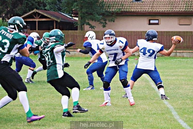 Futbol amerykański: Aviators Mielec - Tytani Lublin