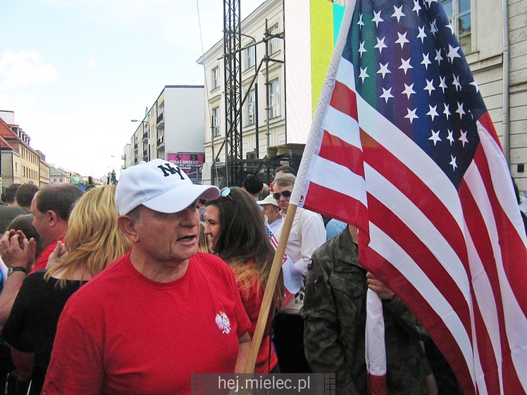 Mielecki PiS uczestniczył w wizycie prezydenta Trumpa w Warszawie