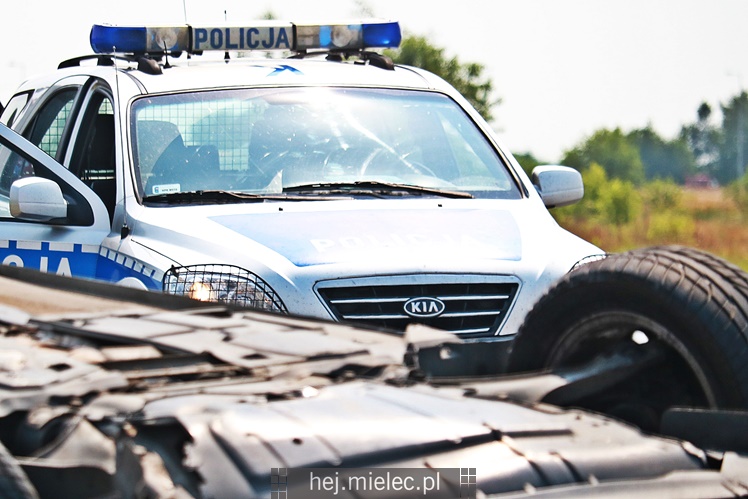 Wypadek na obwodnicy Mielca
