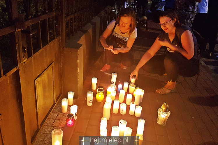 Trzeci protest pod Sądem w Mielcu