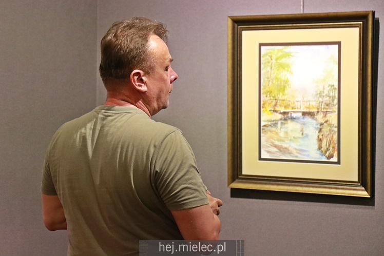 Wernisaż wystawy Stanisława Mityka w Galerii ESCEK