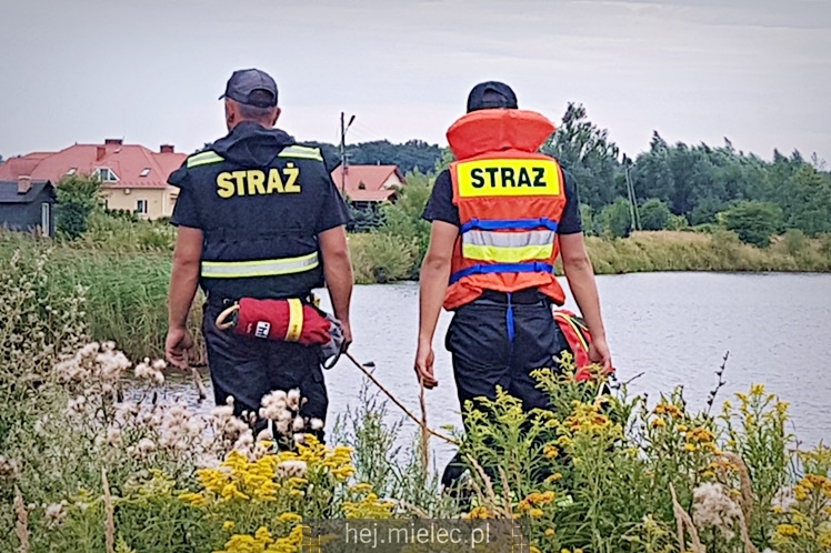 Poszukiwania zaginionej mielczanki na zbiornikach wodnych