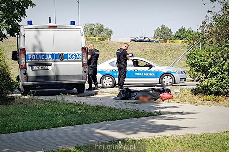 Zabójstwo w centrum Mielca. Obława za podejrzanym