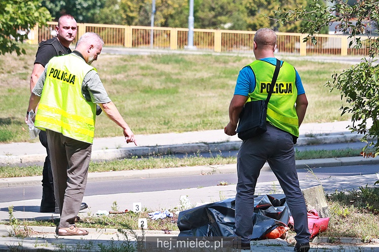 Zabójstwo w centrum Mielca. Obława za podejrzanym