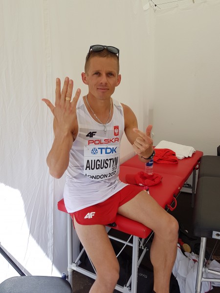 Rafał Augustyn na Mistrzostwach Świata w Londynie