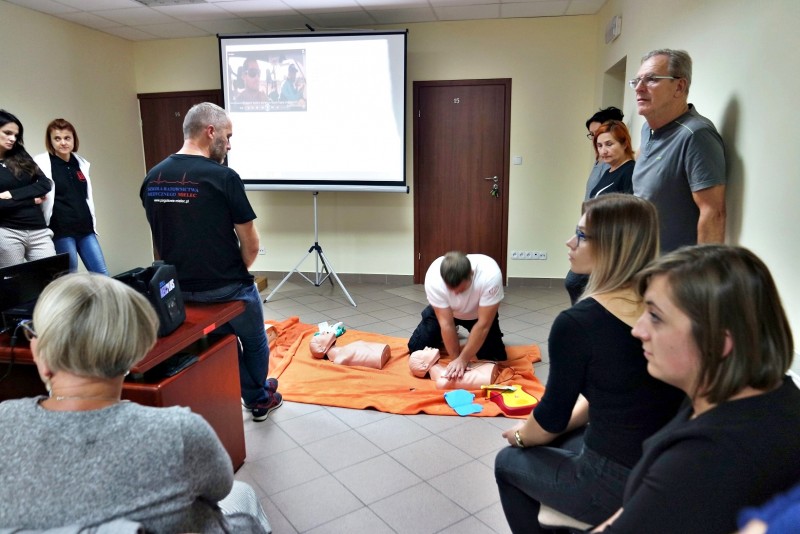Kurs pierwszej pomocy w mieleckim pogotowiu