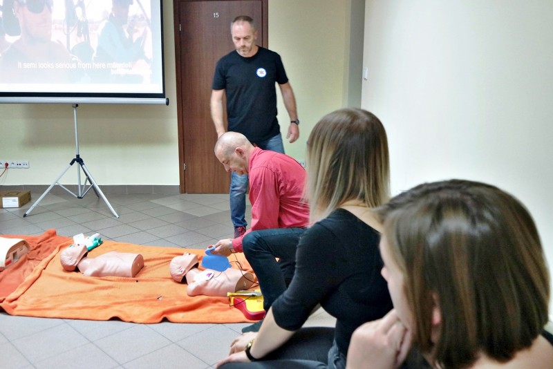 Kurs pierwszej pomocy w mieleckim pogotowiu