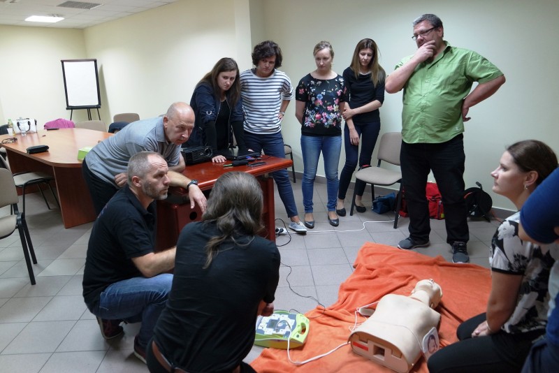 Kurs pierwszej pomocy w mieleckim pogotowiu
